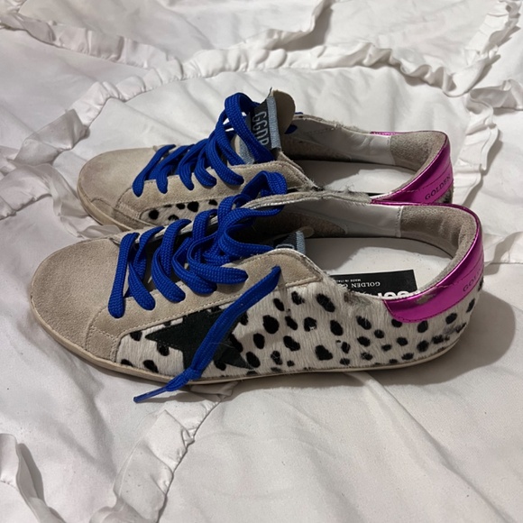 Golden Goose Super Star Leopard Print Sneakers - Picture 4 of 7